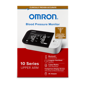 Omron10series blood pressure monitor