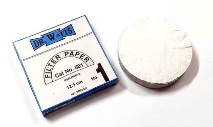 ERH India (Pack of 100 Circles) Laboratory Size 12.5 cm Filter Paper Filter Paper  (12.5 mm)