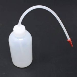 Bridge2Shopping Polypropylene Wash Bottle with Screw Cap, 500 ML, Pack of 6 Laboratory Dropper Bottle  (Plastic 500 ml Pack of6)