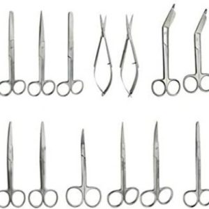 TRU BIOLOGY Range Of Surgical Operating Scissors Cutting & Dressing Medical Laboratory Tools Medical Equipment Combo