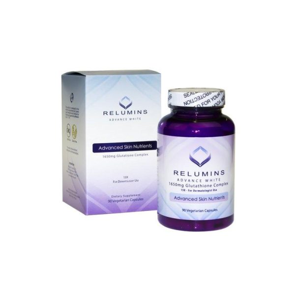 RELUMINS ADV SKIN GLUTATHIONE 1650MG *90