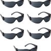 Frontier Hardy Black Eye Protection Safety Glasses Pack of 7 Goggles L Welding, Blowtorch, Power Tool, Wood-working, Laboratory  Safety Goggle  (L)
