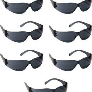 Frontier Hardy Black Eye Protection Safety Glasses Pack of 7 Goggles L Welding, Blowtorch, Power Tool, Wood-working, Laboratory  Safety Goggle  (L)