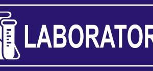 signEver Laboratory Sign Board For School College Hospital lMulti-color (30 x 10 cm) Emergency Sign