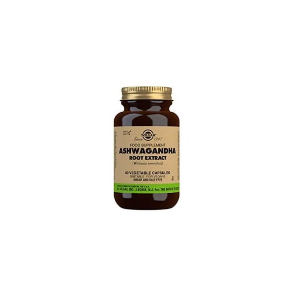SOLGAR ASHWAGANGHA HERBAL SUPP * 60CAPS