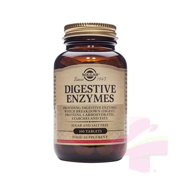 SOLGAR DIGESTIVE ENZYMES * 100 TABS