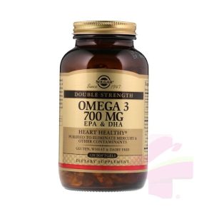 SOLGAR DOUBLE STRENGTH OMEGA-3 * 120 TAB
