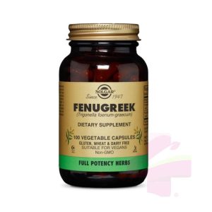 SOLGAR FENUGREEK * 100 CAPS