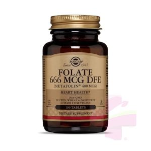 SOLGAR FOLIC ACID 400IU * 100 TABS