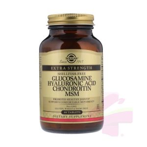 SOLGAR GLUCOSAMINE CHONDROITIN * 60 TABS