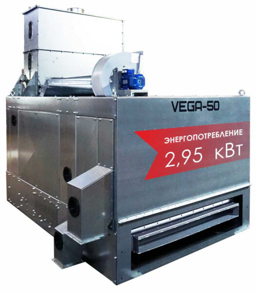 Agrarian screen grain-cleaning machine VEGA, 50 t/h Romax
