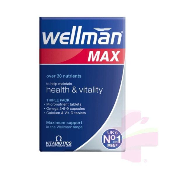 WELLMAN MAX * 84 TABS/CAPS