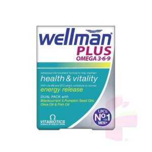 WELLMAN PLUS OMEGA 3-6-9 * 56 CAPSULES