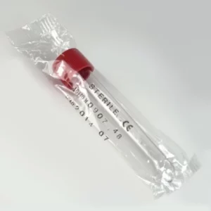 Globe Scientific Test Tube with Attached Screw Cap, PS, STERILE, Individually Wrapped Case/750 6152