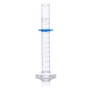 Globe Scientific 100mL Graduated Cylinder Globe Glass Class B 4/Box 8330100