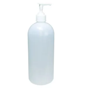 United Scientific 30 oz LDPE Bottle with pump Pack of 12 UNSBLDPE-32-PK12