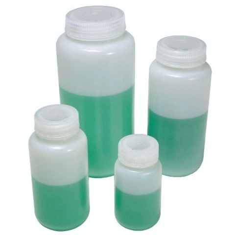 United Scientific 250 ml Reagent Bottles, Wide Mouth, HDPE 33408