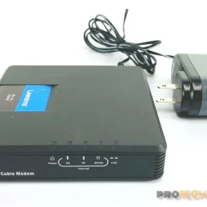 Cisco Linksys CM100 Cable Modem with Power Adapter