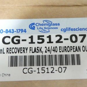 LR- Chemglass CG-1512-07 Flask Recovery 500 ml 1 n