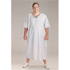 Patient Gown Male SHIPPED FROM ABROAD