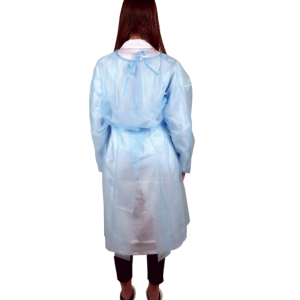 DISPOSABLE GOWNS 25g/m2 115x137 cm - size M - non sterile (A box of 100pcs) (SHIPPED FROM ABROAD)
