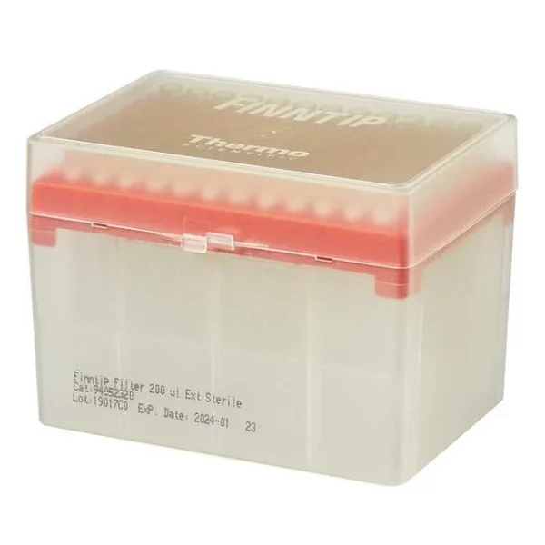 FINNTIP FILTER 200 0.5-200UL 10X96/RACK STERILE