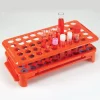 Globe Scientific 15mm Rack with Grippers and Tube Eject 50-Place Orange 456926