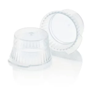 Globe Scientific Cap, Snap, 13mm, PE, for 13mm Glass and 12mm Plastic Tubes, Clear Bag/1000 113143C