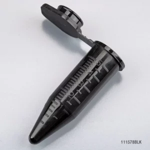 Globe Scientific 5mL Diamond Tube, PP, Attached Snap Cap 50/Bag, 4 Bags/Unit Box/200 111578BLK