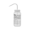 Eisco 500 ml Performance Plastic Wash Bottle Blank Label CHWB1005