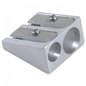 2 Hole pocket-sized Metal sharpener