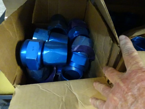 12 Parker StratoFlex 312-32D Hydraulic Fitting Blu