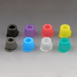 Globe Scientific Cap, Universal, Fits most 12mm, 13mm and 16mm tubes, Black Bag/1000 118115K
