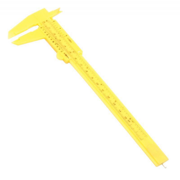 Vernier Caliper, Sliding, Plastic