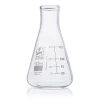 Globe Scientific 125mL Erlenmeyer Flask Globe Glass Narrow Mouth 12/Box 8400125