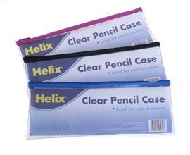 Helix 330×125 Clear Pencil Case (M78040)