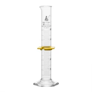 Eisco 50ml Measuring Cylinder Class B, ASTM - Graduations, Borosilicate Glass - Eisco Labs CH0341K