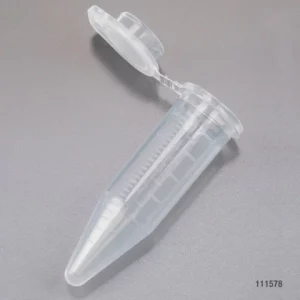Globe Scientific 5mL Diamond Tube PP Attached Snap Cap Assorted 50/Bag 4 Bags/Unit Box/200 111578AST
