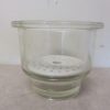 Pyrex Glass Desiccator O.D 7.5" w/ Porcelain Plate- No Lid (C)