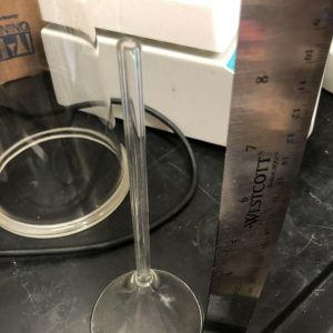 FUNNEL GLASS 8 INCH LONG VERY NICE ID# 300337