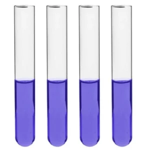 Eisco 7mL, 12x100mm 48PK Test Tubes - Light Wall, 1mm Thick - Borosilicate 3.3 Glass CH0718LPK48