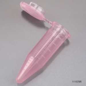 Globe Scientific 5mL Diamond Tube, PP, Attached Snap Cap Red, 50/Bag, 4 Bags/Unit Box/200 111578R