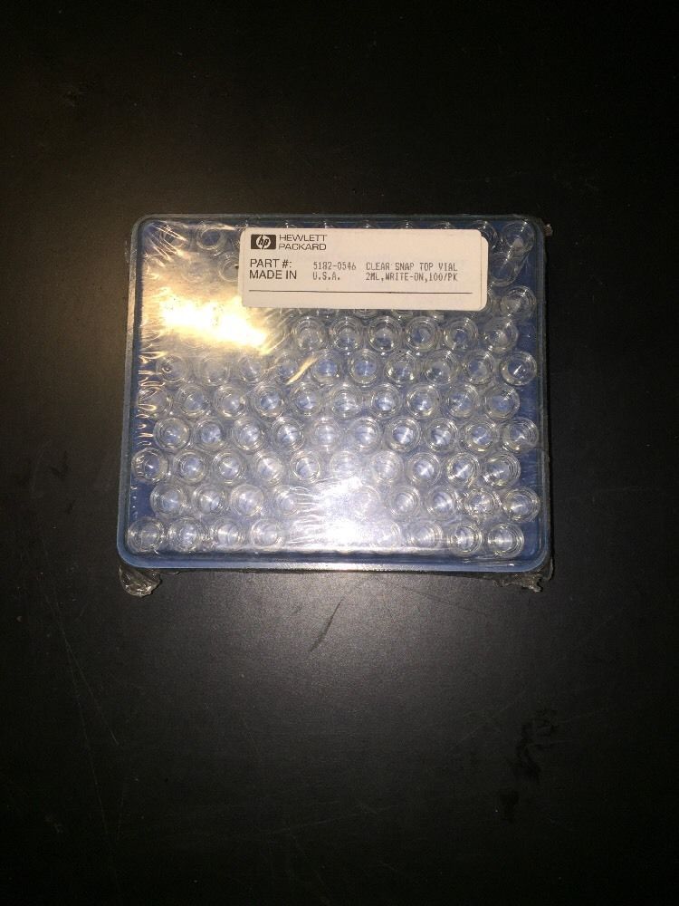 HEWLETT PACKARD CLEAR SNAP TOP VIAL 2MLWrite-on100/PK