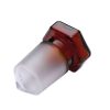 Hollow Stopper - Amber Glass