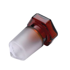 Hollow Stopper - Amber Glass