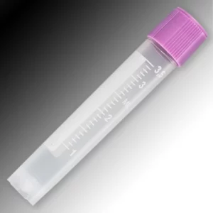 Globe Scientific 4mL, Sample Tube, External Threads, PP, White Graduations BAG/1000 6055