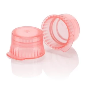 Globe Scientific Cap, Snap, 12/13mm, PE, for Vacuum and Test Tubes, Red Bag/1000 113142R