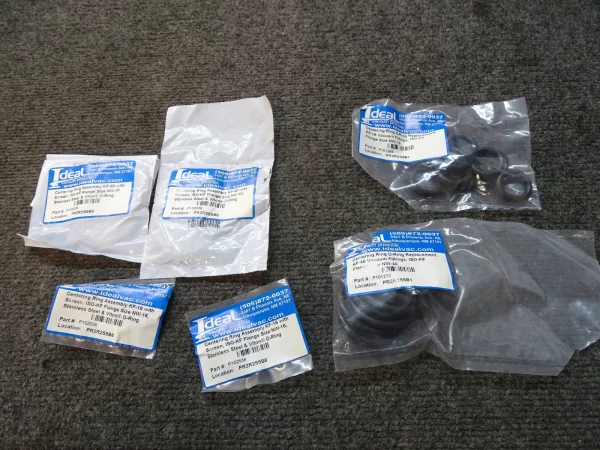 6 Packs Ideal Vac Ideal Vacuum Fittings SS Centering