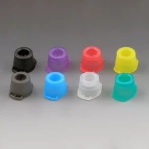 Globe Scientific Cap, Universal, Fits most 12mm, 13mm and 16mm tubes, Gray Bag/1000 118115A