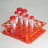 Globe Scientific 15mL and 50mL Centrifuge Tube Rack Orange 456930